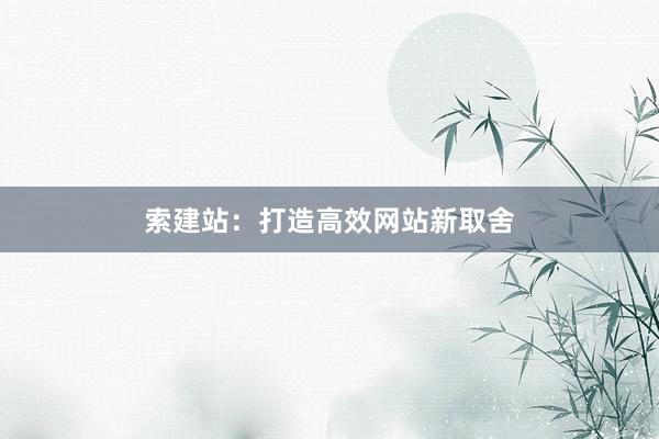 索建站：打造高效网站新取舍